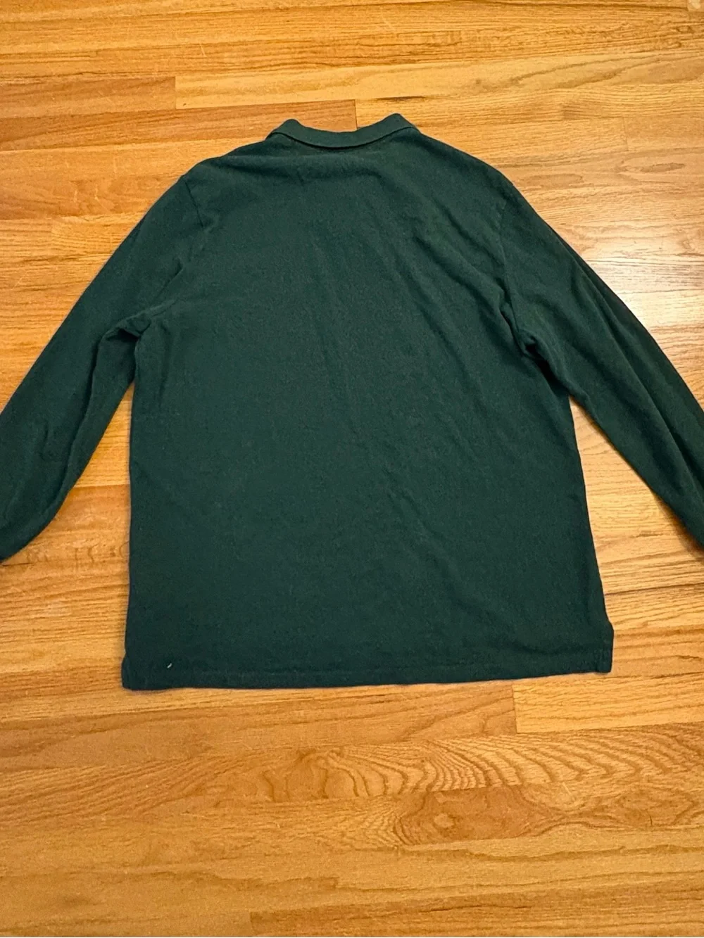 Ralph Lauren Forest Green Long-Sleeve Polo Size XL